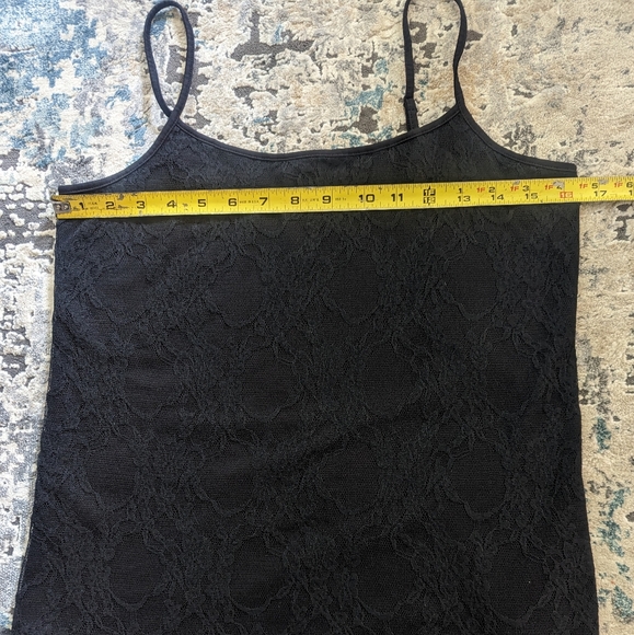 The Loft - Black adjustable strap tank top - Picture 1 of 5